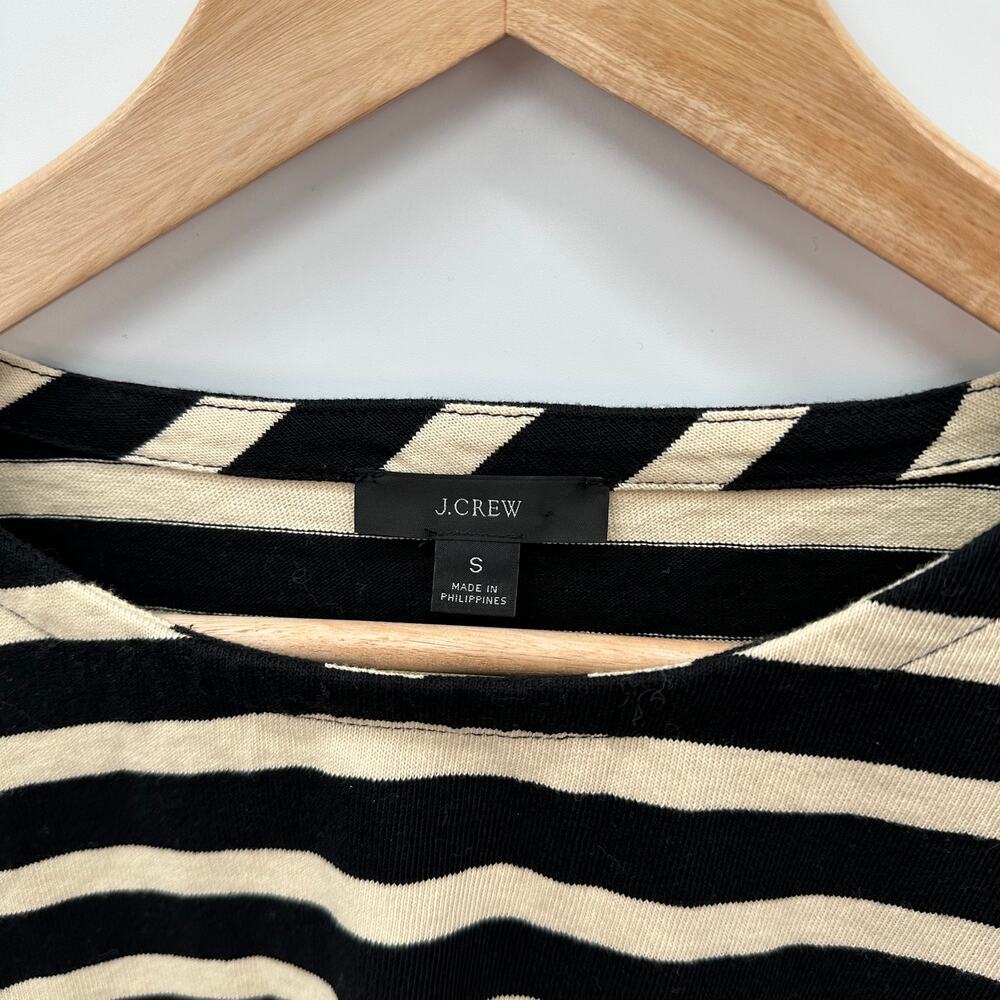 J. Crew Mariner cloth puff-sleeve striped top AW129 // S - Picture 3 of 10
